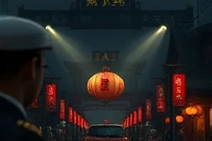 环形时差封面，两地窗景在同一画面拼贴