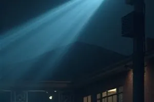 逆流三公里封面，暴雨后的城市街道积水